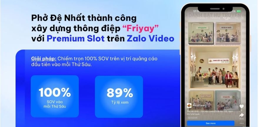 Phở Đệ Nhất đã thành công xây dựng thông điệp "Friyay"